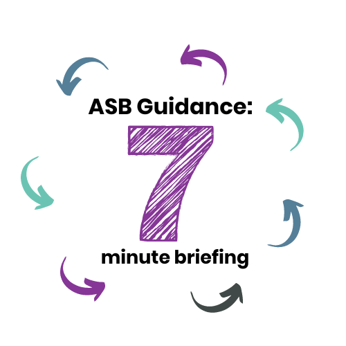 ASB Guidance: Seven Minute Briefing - Wales Safer Communities