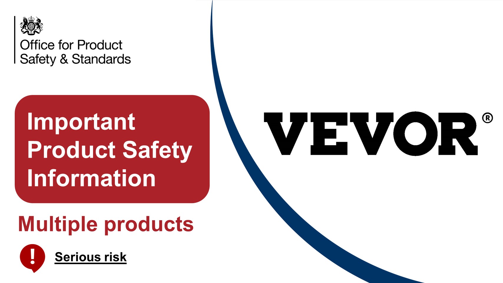 VEVOR: Important Product Safety Information   Wales Safer Communities